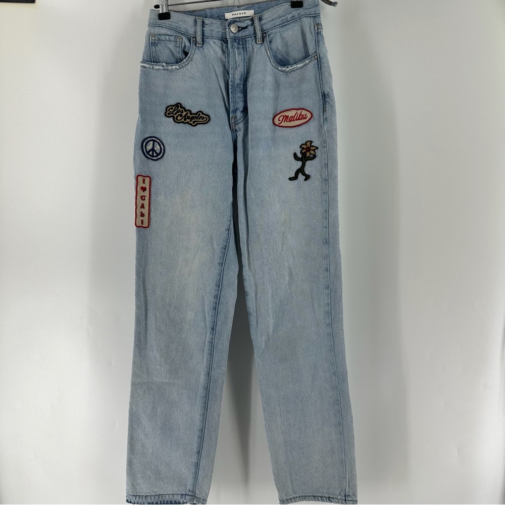 PacSun Light Blue Denim Dad Jean Straight